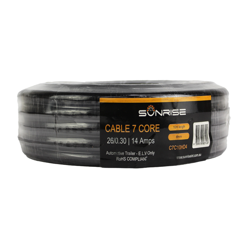 7 Core Electrical Cable - 4mm, 10m