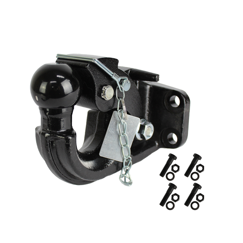 Pintle Hook With 50mm Towball Low Wear 8T Rated