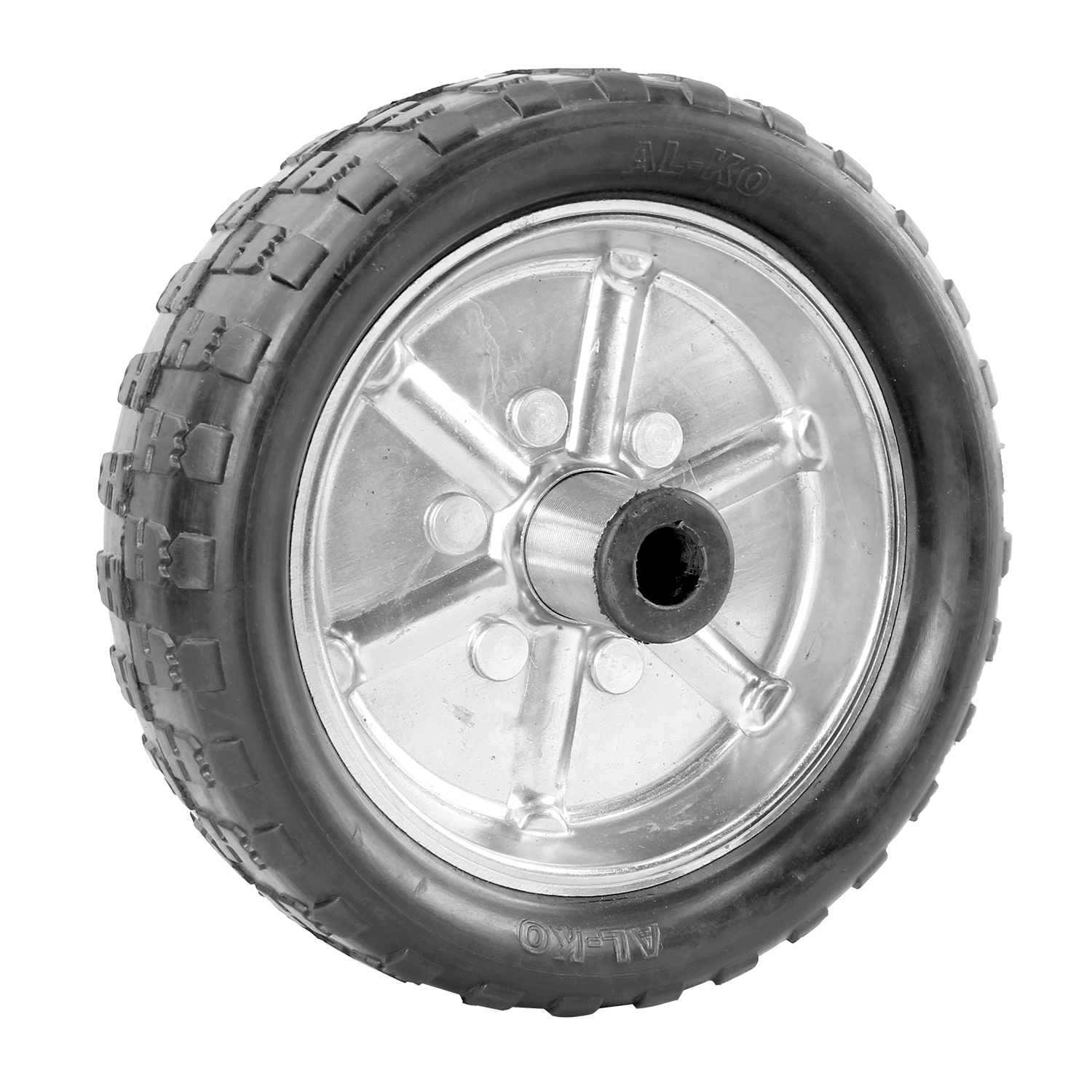 10" Spare Rubber with Steel Insert Jockey Wheel