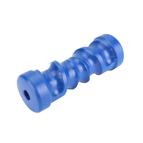 Nylon Roller Self Centering Roller 6" 17mm Bore Blue