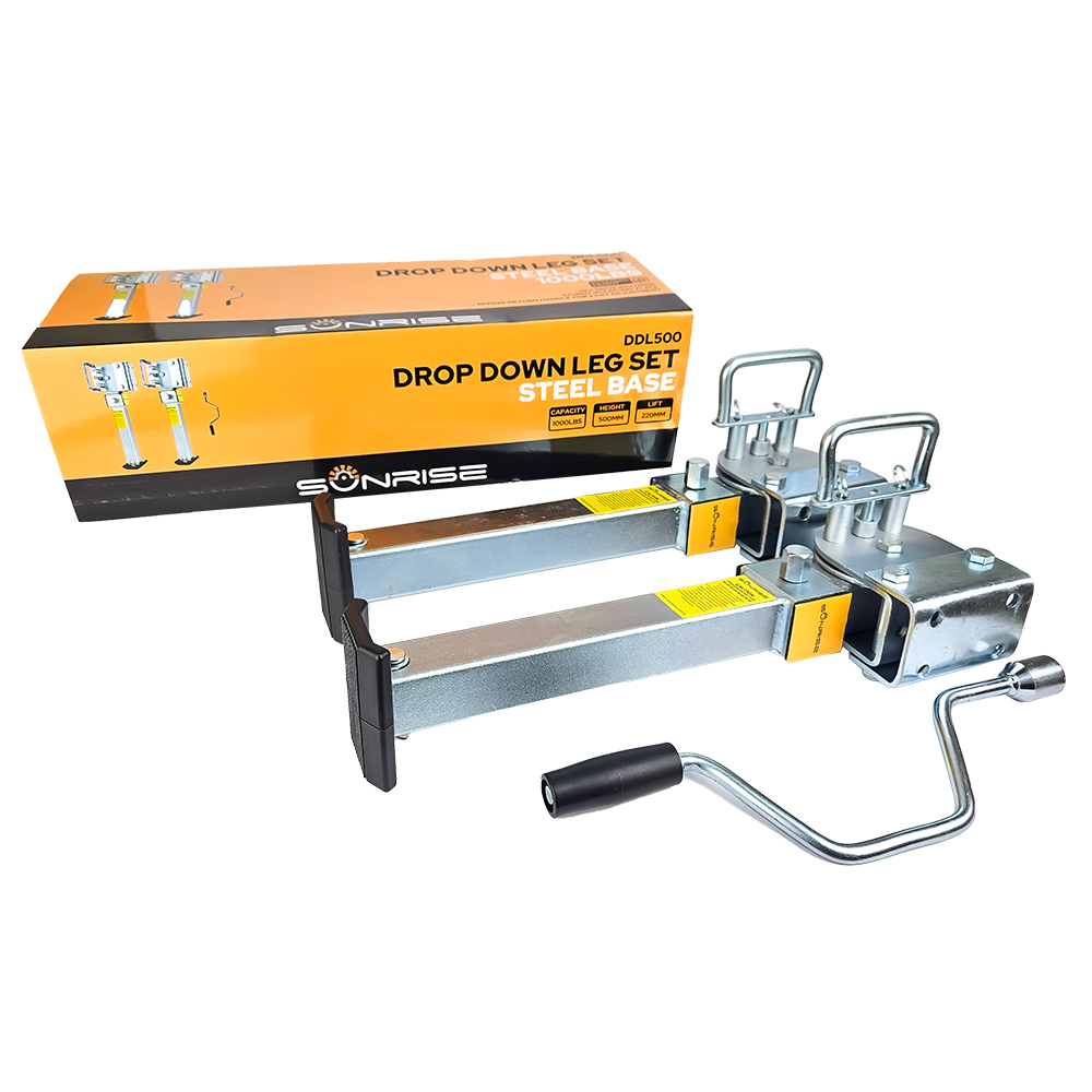 Drop Down Leg Set Steel Base 1000lbs