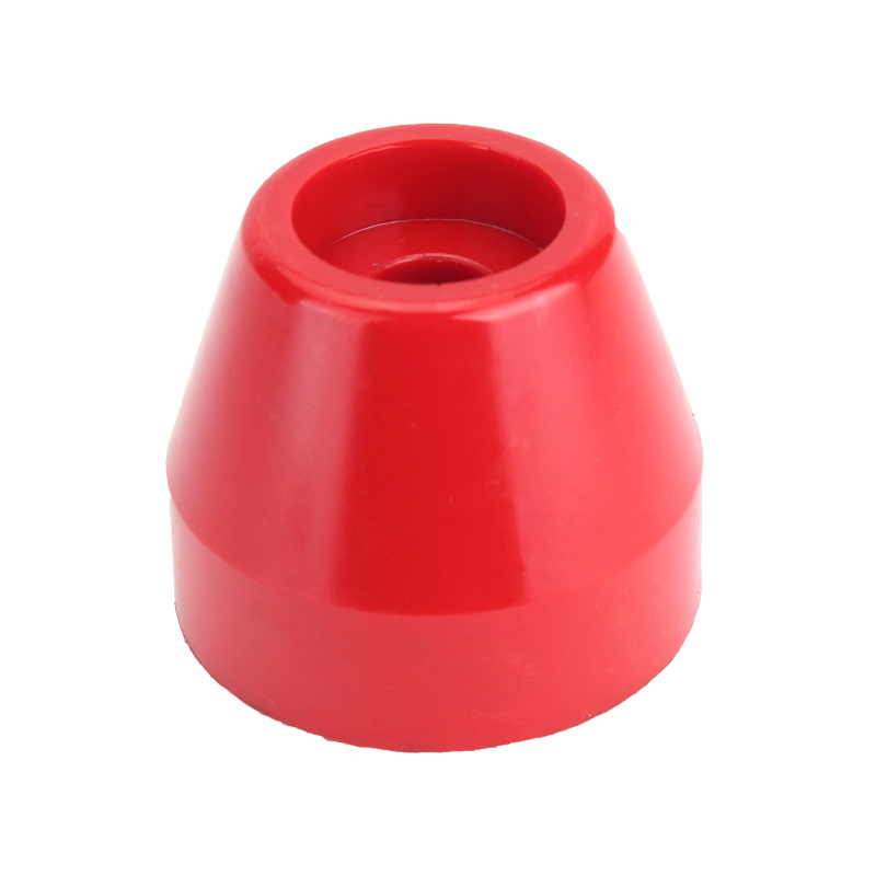Poly Soft Roller Taper Cap 2 1/2" 17mm Bore Red