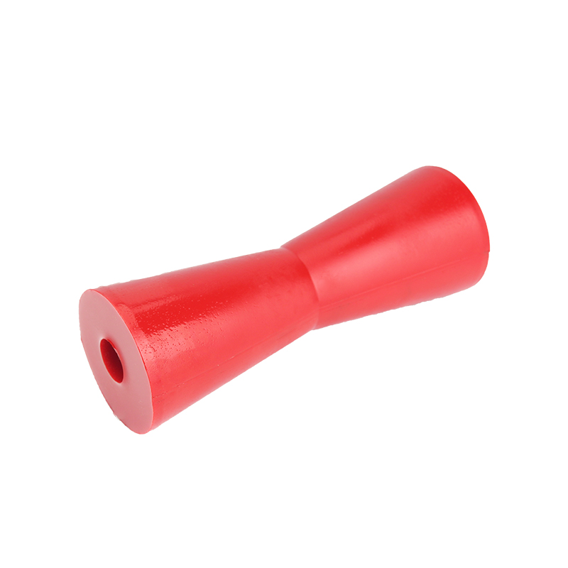 Poly Soft Roller 8" Concave Roller 21mm Bore Red