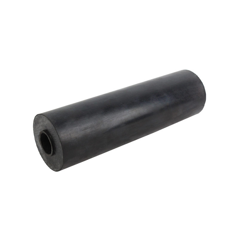 Rubber Roller Bilge Roller 8" 21mm Bore Black