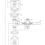 CAM Door Lock Kit Zinc Model 06 (Left or Right)