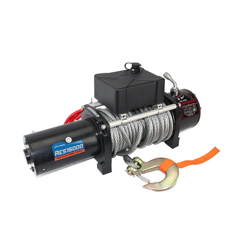 Electric Winch 15000lbs 12V 315:1 Gear Ratio 22m Cable