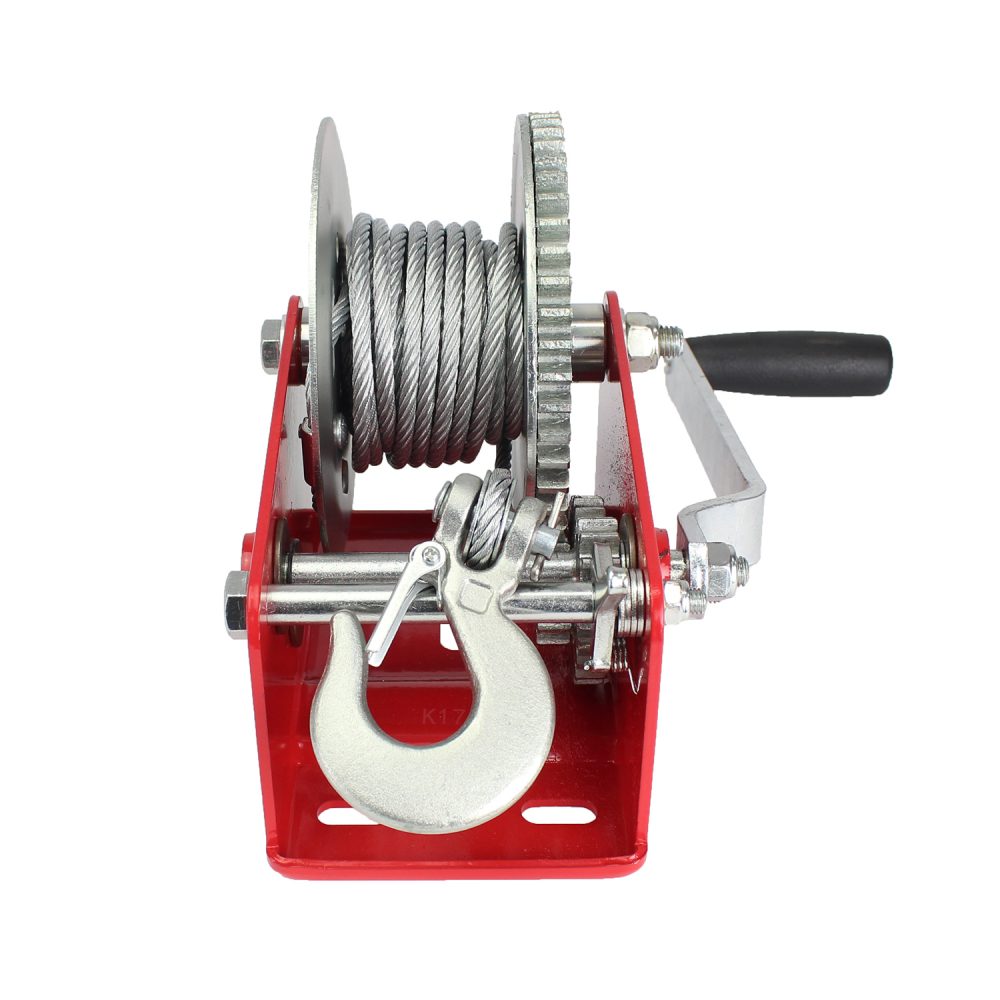 Hand Winch 1800lbs (817kg) Two Speed 10m Cable