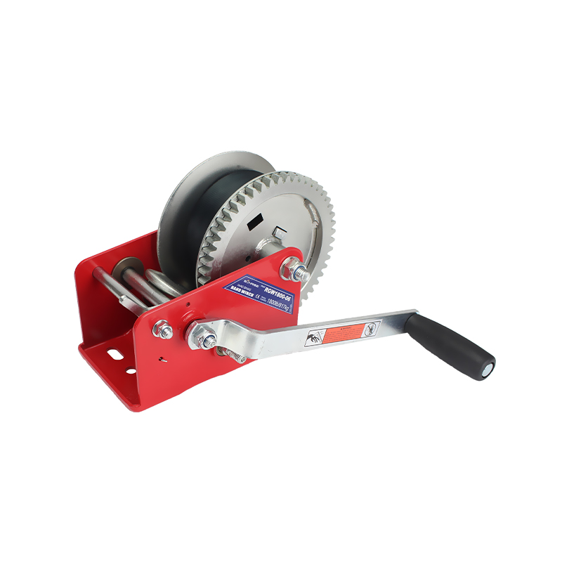 Hand Winch 1800lbs (817kg) Two Speed 8m Strap