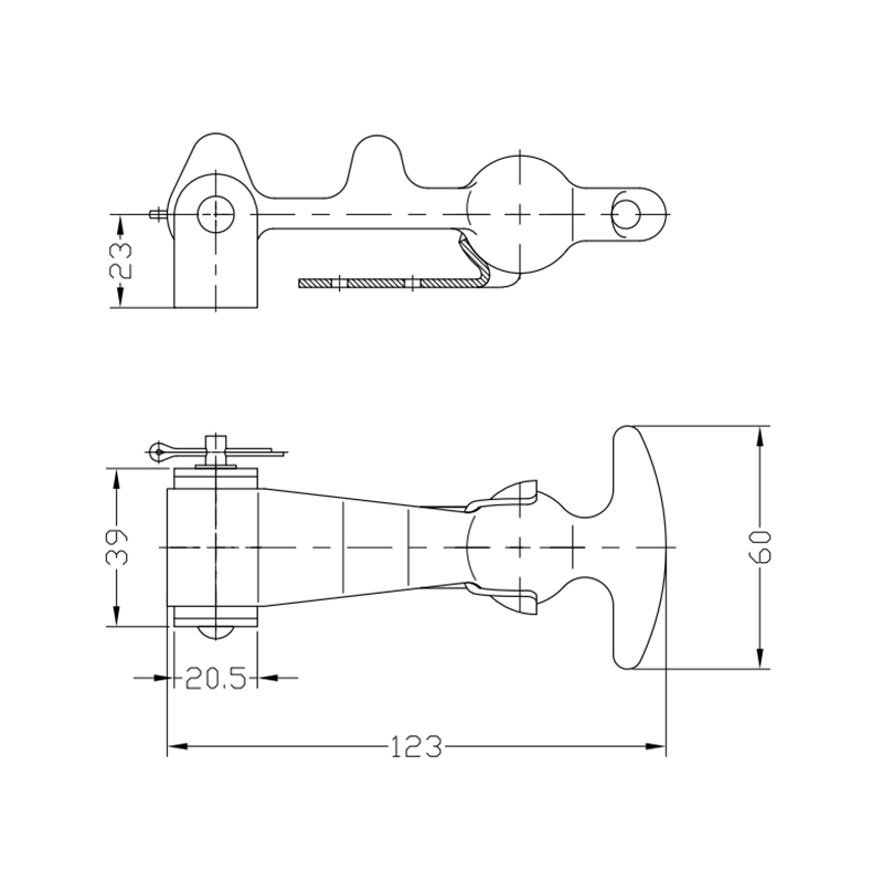 Rubber Bonnet Fastener Draw Latch