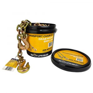 Transport Chain Kit with Grab Hooks 8mm x 9m G70