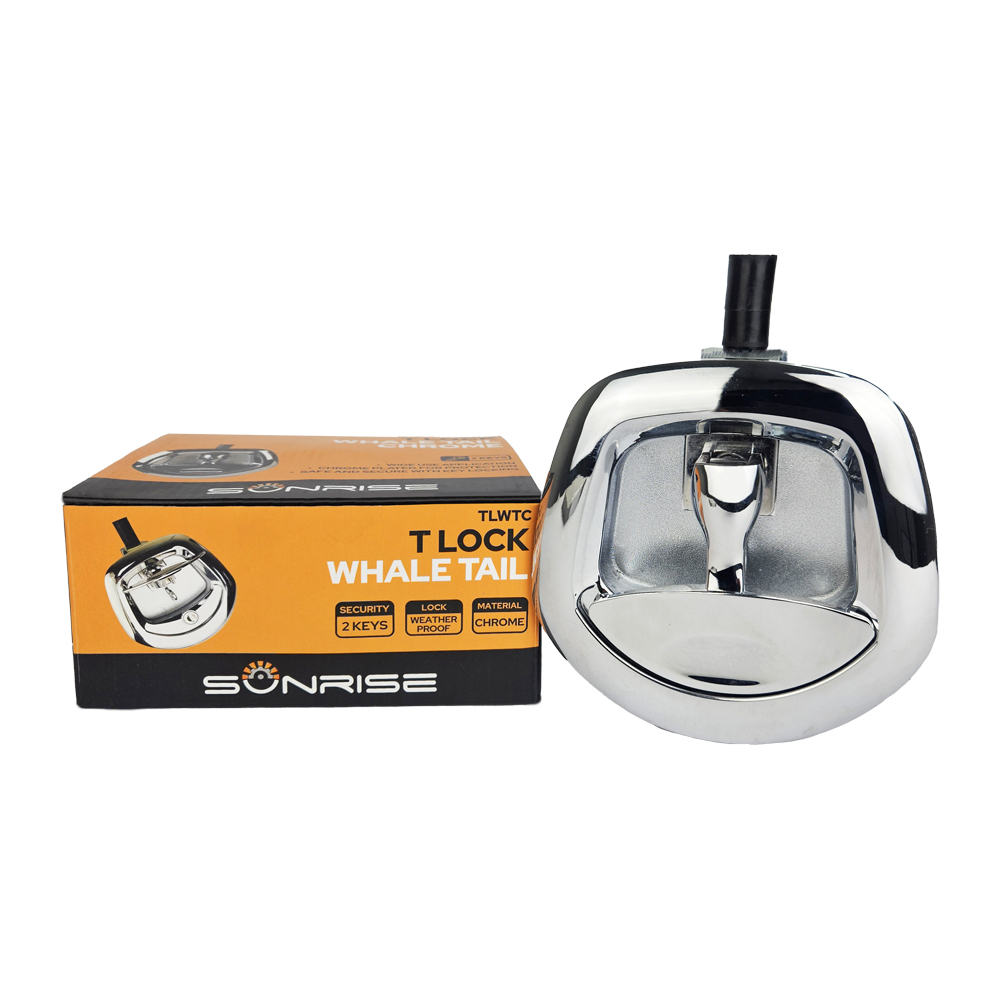 T Lock Whale Tail Chrome