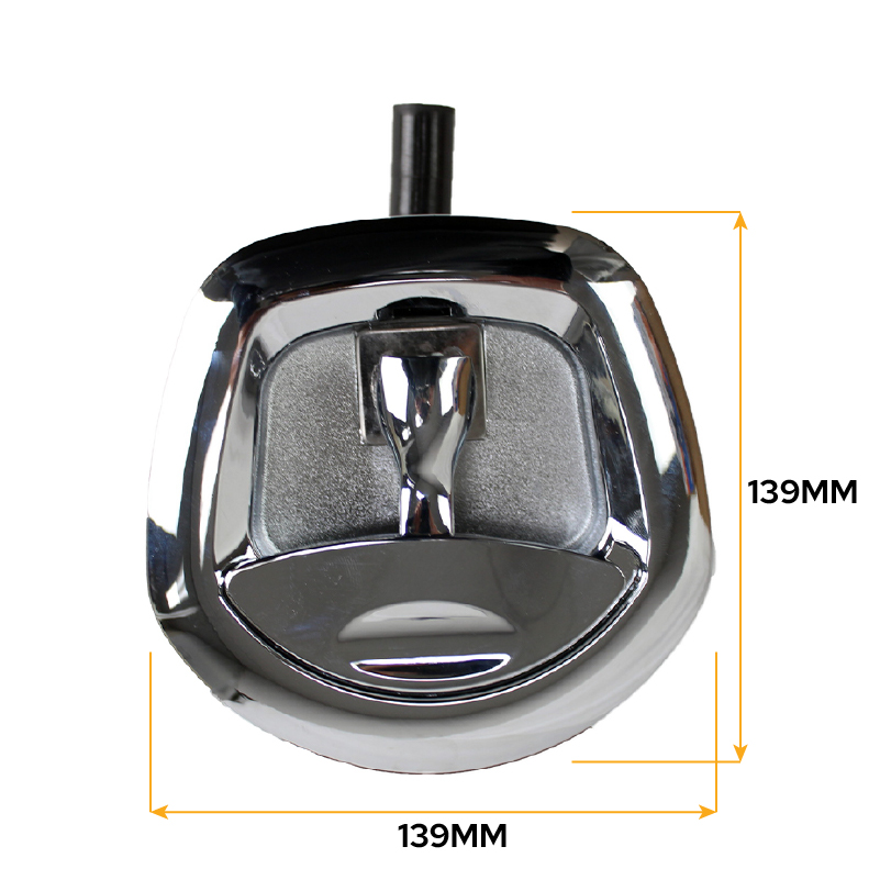 T Lock Whale Tail Chrome