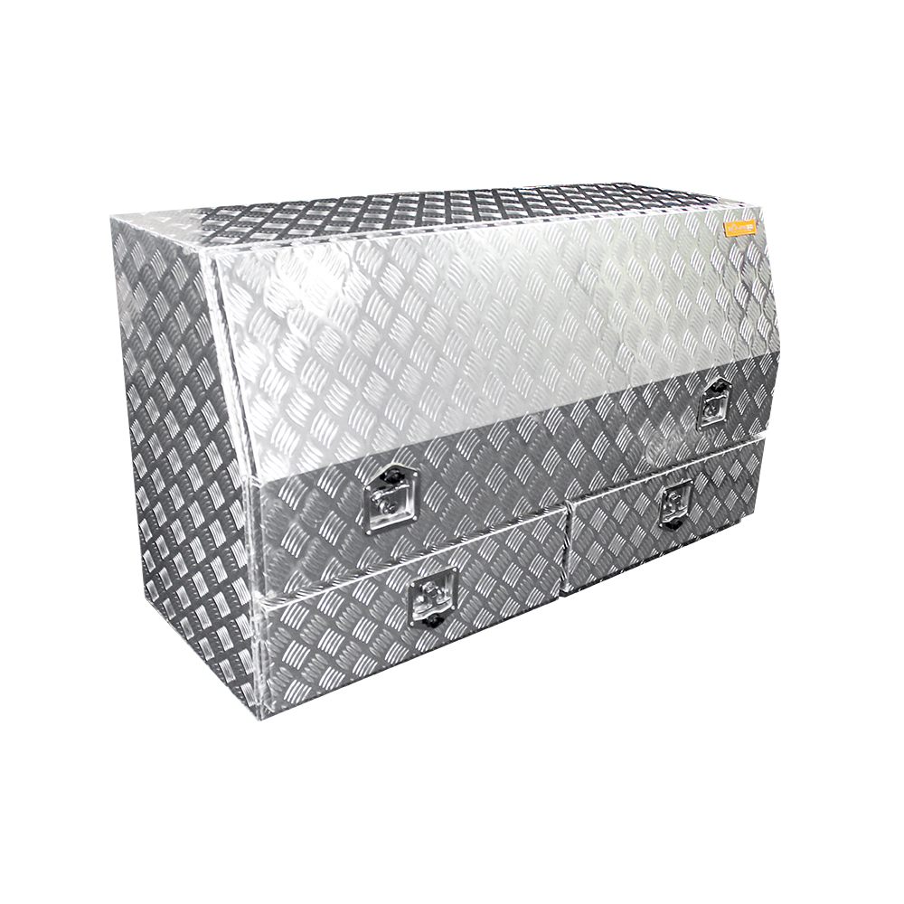 Aluminium Tool Box Ute Canopy 2 Drawers 1430 x 550 x 820mm