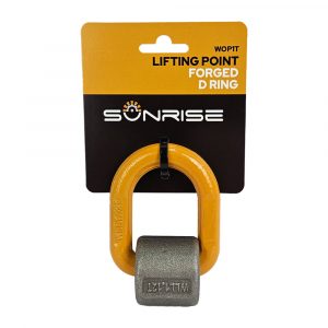 Weld On Lifting Point G80 Forged D Ring 1.12T