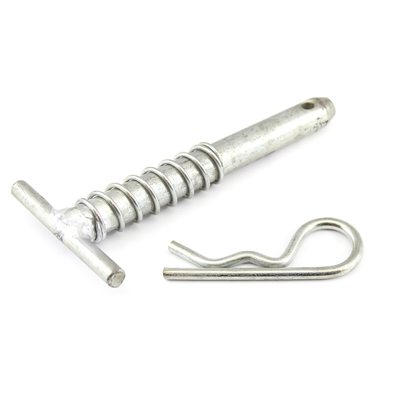 T Shaped Pin For Off-Road Couplings with Spring Zinc