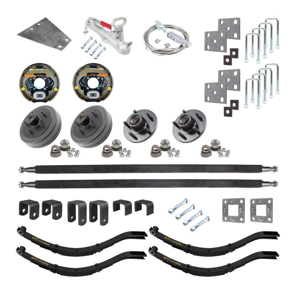 DIY Tandem Axle Electric Drum Brake kit