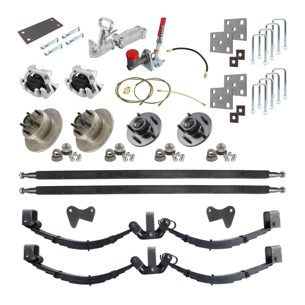 DIY Tandem Axle Hydraulic Disc Brake kit