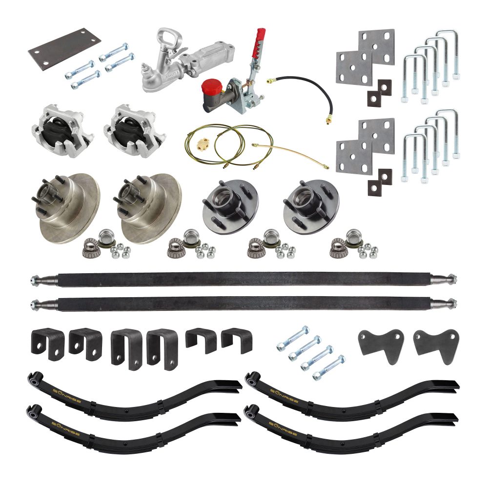 DIY Tandem Axle Hydraulic Disc Brake kit