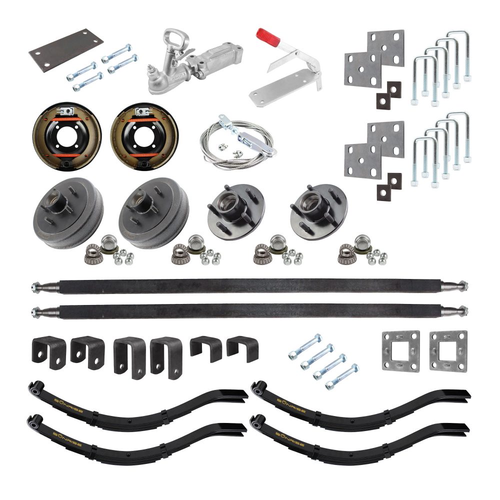 DIY Tandem Axle Mechanical Drum Brake kit
