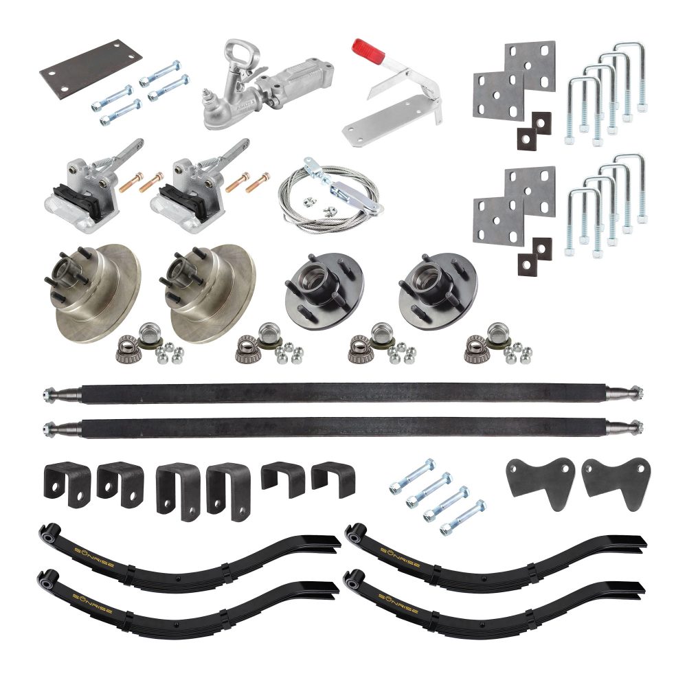 DIY Tandem Axle Mechanical Disc Brake kit