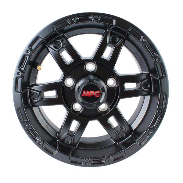 13 x 5.5" Ford Aluminum Alloy Mag Trailer Rim Wheel MPC Devil Satin Black