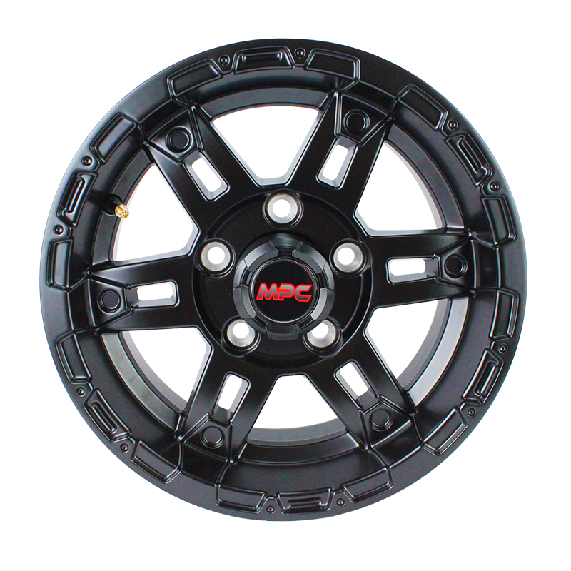 14 x 6" Ford Aluminum Alloy Mag Trailer Rim Wheel MPC Devil Satin Black