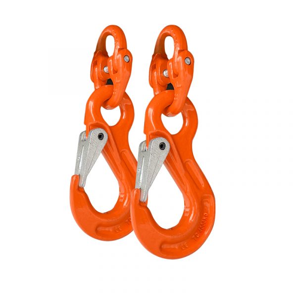 G80 Vehicle Chain Safety Hook Hammerlock and Eye Sling Hook Set ADR ...