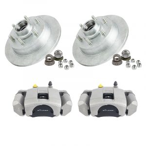 thumbnail interactive-video image 1 of Southwest Wheel 12" Trailer Brake Mounting Hardware Kit – 12MOUNTKIT 1 of 4