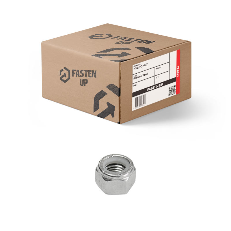 Stainless Steel 1/2" Nyloc Nut