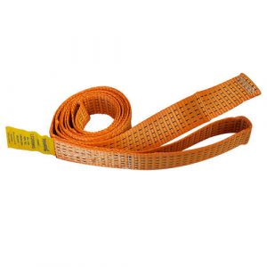 Webbing, Orange 50mm x 2.6M LC 2500kg with 200mm Loop
