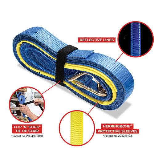 Ratchet Tie Down Replacement Strap Hook Keeper