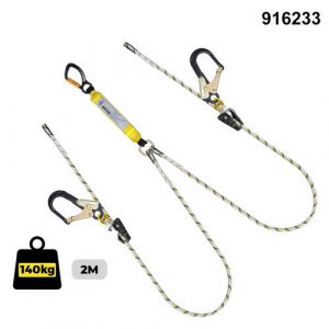 Kernmantle Rope Sharp Edge Double Adjust Aluminum T/A Snap Hook and Aluminum Scaffold Hooks AS 1891.5